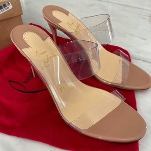Christian Louboutin Just Nothing PVC sandals